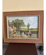 N.anderson /72 oil painting on cardboard - £55.93 GBP