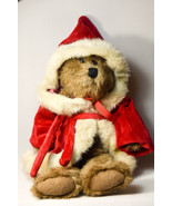 Boyds Bears: Kringle Bear - 11 inches - Greyish Bear in Santa Kringle Suit - $22.00