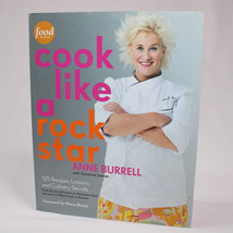 Signed By Anne Burrell Cook Like A Rock Star Food Network 1st Ed HC With DJ 2011 - £24.83 GBP