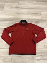 Arc’teryx Sweater Mens Small Orange Delta Ar Grid Fleece 1/4 Zip *FLAW* - $79.19