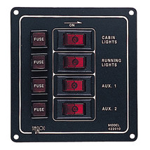 Sea-Dog Aluminum Switch Panel - Vertical - 4 Switch - £40.22 GBP