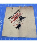 Vintage Chicken In The Rough Ranch burger Napkin Beverly Osborne 1940s - $35.72