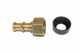 Big A Service Line 3-72440 Brass Slip-Not Fitting 1/4&quot; x 1/4&quot; Barb To Ad... - $12.75