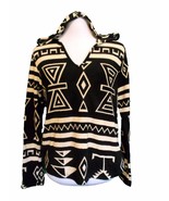 Yoyo 5 Hoodie Graphic Print Size S Black/Beige Long Sleeves - $13.55 CAD