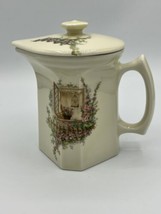 Coors Thermo Porcelain Company &quot;Open Window&quot; Syrup Pitcher 5 1/2&quot; with Lid EUC - £44.82 GBP