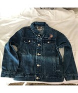 Harley Davidson Denim Jean Jacket from Avon size 6-7 new  opened package - £36.29 GBP