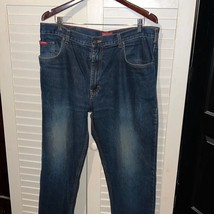 Chaps straight leg denim jeans 36 x 30 - £14.92 GBP