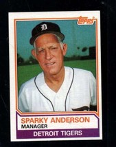 1983 Topps #666 Sparky Anderson Nm Tigers Mg Hof *X108020 - £1.75 GBP