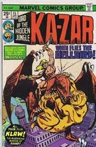 Ka-Zar #15 ORIGINAL Vintage 1976 Marvel Comics Gil Kane - £7.76 GBP