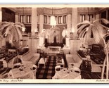 Palm Lounge Seneca Hotel Rochester New York NY UNP WB Postcard N23 - $2.92