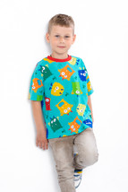 T-Shirt (boys), Summer,  Nosi svoe 6414-002-4 (monstryky-biriuzovyj-nefryt) - $23.72 CAD+