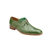 Belvedere Men's Shoes Lago Genuine Alligator Plain Toe Tassel Pistachio 14010 image 9