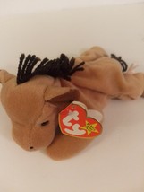 Ty Beanie Babies Derby the Horse Brown Retired 8&quot; Long Mint With All Tags - £11.73 GBP