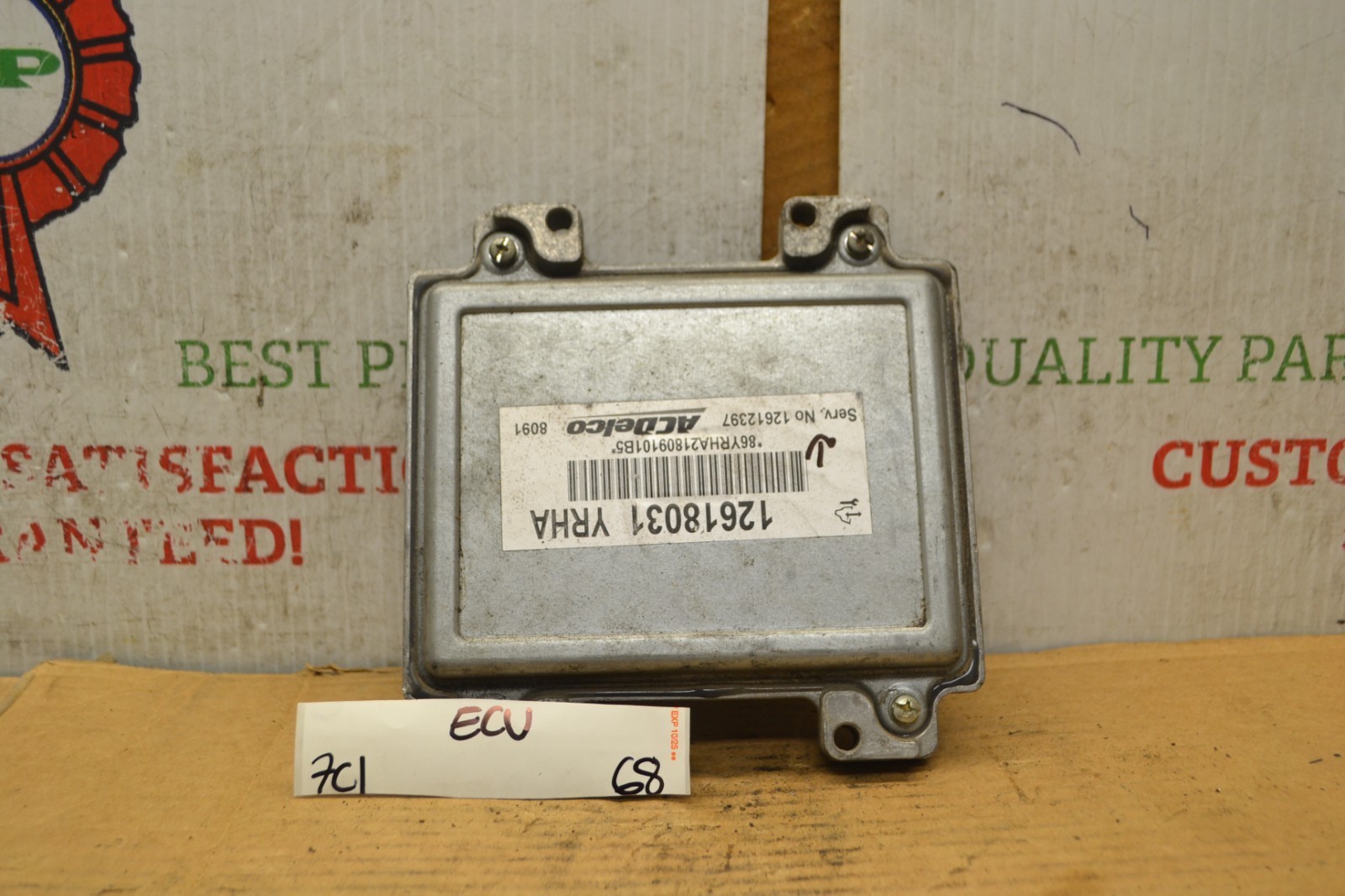 2007-10 Chevrolet Silverado E37 Engine Control Unit ECU 12612397 Module ... - $30.37