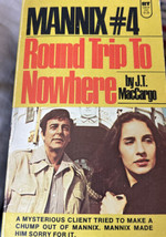Mannix #4 Round Trip To Nowhere By J.T. Maccargo Mike Connors Tv tie-in Book - £54.69 GBP