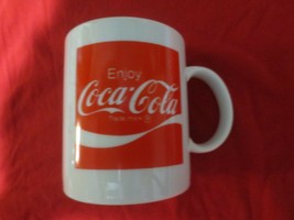 Coca-Cola Logo on both Sides  Coffee Mug Cup 10oz - $4.46