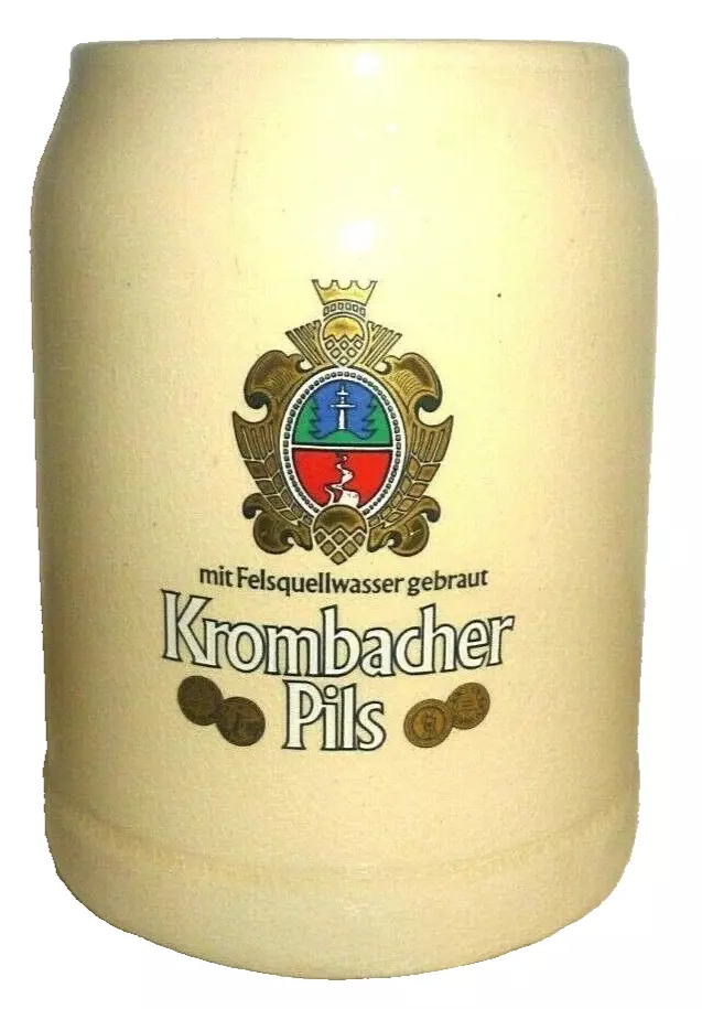 Krombacher Pils Krombach Schadberg German Beer Stein - $12.50