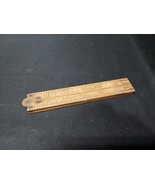 Old Stanley No. 68 Boxwood &amp; Brass Folding Rule 24&quot; Ruler Carpenter Tool... - €16,90 EUR