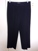 Charter Club Alison Fit Full Length Ladies 12P-CHARCOAL Gray Dress PANTS-NWT - $20.30
