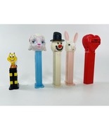 Pez Dispensers Lot Of 5 Honey Nut Cheerios Lamb Bunny Snowman Heart - $14.17