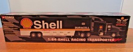 SHELL DURACELL MOTORSPORTS RACING TRANSPORTER  semi Truck 1:64  CORGI CL... - £17.22 GBP