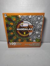 Karmin 100 Piece Mandalas Color‑A‑Puzzle – New In Box – Adult Coloring  ... - $11.85