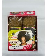 EVE HAIR 100% REMY HUMAN HAIR AFRO KINKY BULK 16&quot; #27 MALEY BRAID TWIST - $618.13 MXN