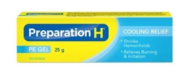 Preparation H Hemorrhoids Pe Gel Multi-Symptom 25g Canada Free Shipping - £14.47 GBP