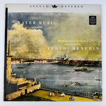 Handel / Yehudi Menuhin – Water Music (Complete) Vinyl LP Record Album 3... - $9.89