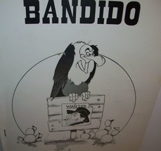 Bandido Arcade Manual Original Exidy 1980 Video Game Service Repair Sche... - $43.20