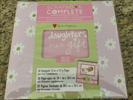 Sandra Magsamen Scrapbook Complete Baby Girl Pink 12 in x 12 in Daisies ... - $40.18 CAD