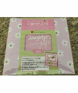 Sandra Magsamen Scrapbook Complete Baby Girl Pink 12 in x 12 in Daisies ... - $40.25 CAD