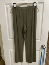 Travelers By Chicos Size 1 Liquid Travel Pants Size 8 No Wrinkle Green s... - £14.63 GBP