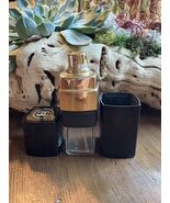 Vintage Chanel No 5 Spray Cologne Refillable Case EMPTY Bottle Black Gol... - $523.80 MXN