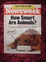 NEWSWEEK May 23 1988 How Smart are Animals? Edward Lee Howard Fathers Rights - £5.21 GBP