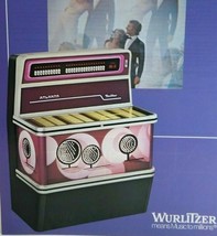 Wurlitzer Atlanta 160 Jukebox Flyer Vintage Original Phonograph Art 12&quot; ... - £19.74 GBP