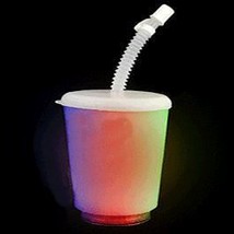 Vibrant Color Changing LED Cup 12 oz with LED Straw - $679.88 MXN
