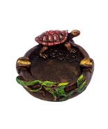 Turtle 3D Round Ash Tray Cigarette Burner Incense Stick Holder Cute Anim... - $462.75 MXN