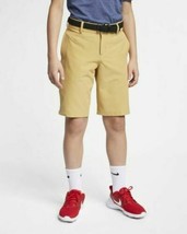 NWT Nike Flex Boys L/large Standard Fit Golf Shorts AJ5502-723  Club Gold - £26.57 GBP