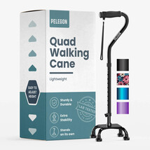 Quad Cane (300 Lb) - Adjustable Walking Cane with a Large 4 Pronged Base... - $708.69 MXN