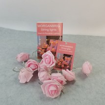 MORGANBRIG String lights,Rose - Shaped Bulbs and String Structure image 4