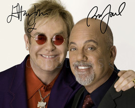 Billy Joel Elton John Signed 8x10 Glossy Photo Autographed RP Signature Poster W - £13.33 GBP