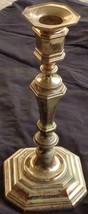Vintage Silver Plated Over Brass Candlestick – GDC – TALL ELEGANT CANDLE... - £54.52 GBP