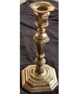 Vintage Silver Plated Over Brass Candlestick – GDC – TALL ELEGANT CANDLE... - $94.61 CAD