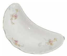Crescent Half Moon Dessert Fruit Serving Side Dish 1 Count Floral 6.25” ... - $4.80