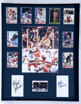1980 Miracle on Ice USA Hockey Team Signed Framed 16x20 Photo Display Eruzione - £473.33 GBP