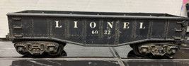 Vintage Lionel Black Gondola Car 6032 O Gauge - £31.05 GBP