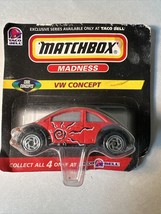 1998 Matchbox Madness Taco Bell VW Concept Car Series 4 Red - £6.32 GBP