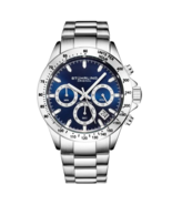 Stuhrling Ultima 3960 Quartz 42mm Chronograph - Dark Blue Dial - $398.53 CAD