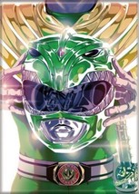 Mighty Morphin Power Rangers Green Ranger Holding Helmet Refrigerator Magnet NEW - £3.04 GBP